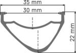 DT Swiss EX 1700 Classic 29" 30mm 6-Loch Boost Hinterrad – Bild 2